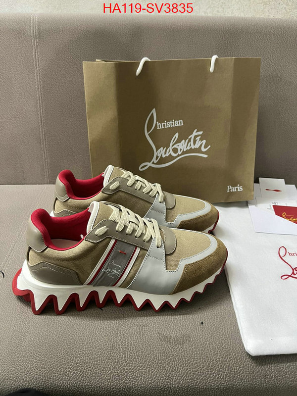 Men Shoes-Christian Louboutin 2024 perfect replica designer ID: SV3835 $: 119USD