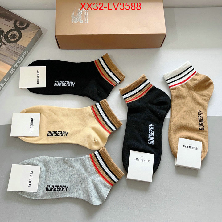 Sock-Burberry mirror quality ID: LV3588 $: 32USD