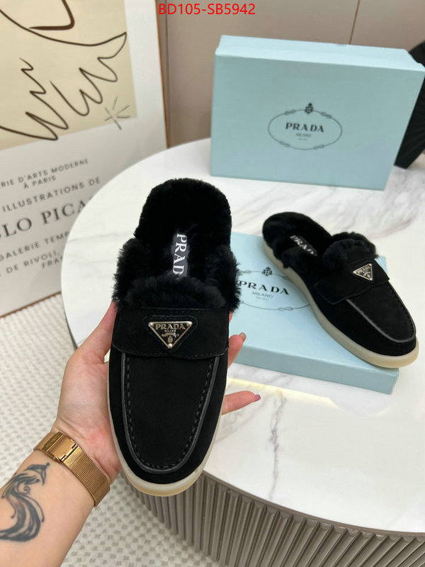 Women Shoes-Prada high quality replica designer ID: SB5942 $: 105USD