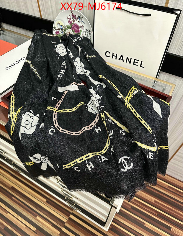 Scarf-Chanel at cheap price ID: MJ6174 $: 79USD