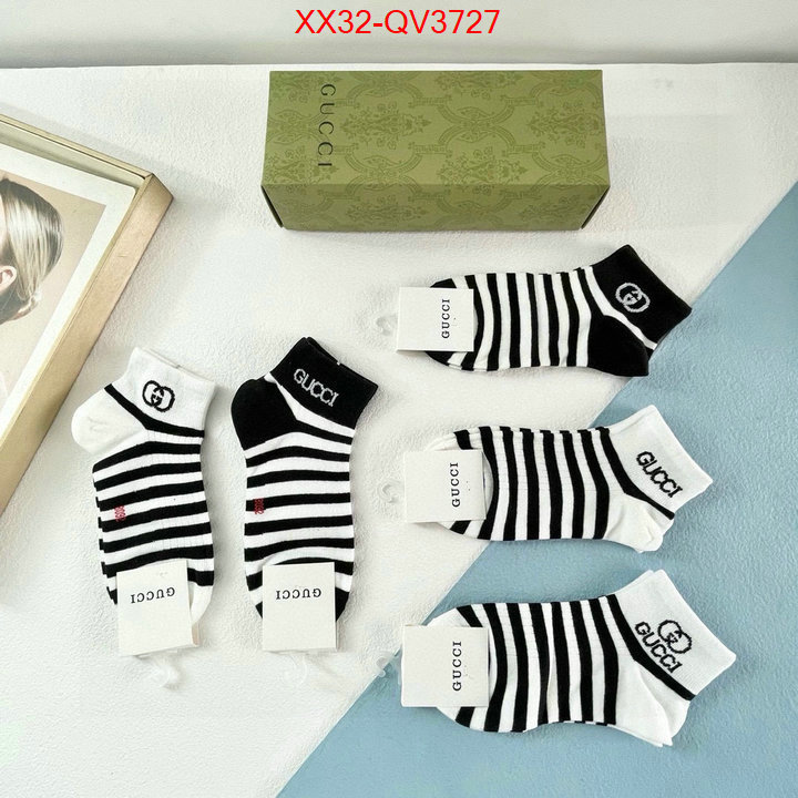 Sock-Gucci the highest quality fake ID: QV3727 $: 32USD