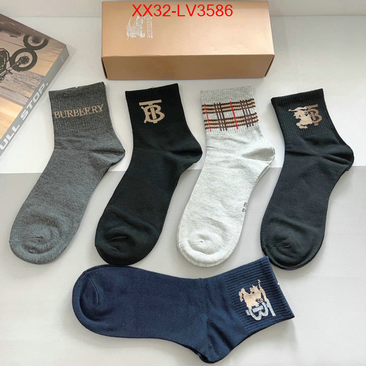 Sock-Burberry shop the best high authentic quality replica ID: LV3586 $: 32USD