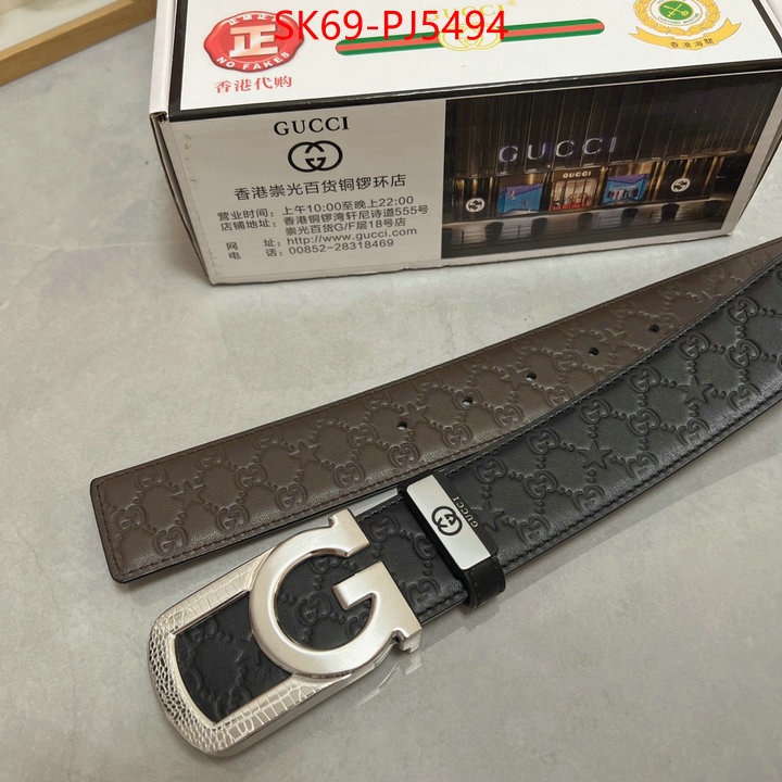 Belts-Gucci top fake designer ID: PJ5494 $: 69USD