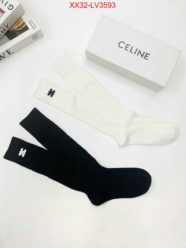 Sock-CELINE buy cheap ID: LV3593 $: 32USD