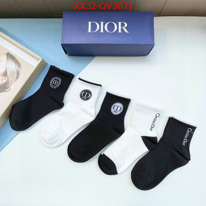 Sock-Dior replica 1:1 high quality ID: QV3671 $: 32USD