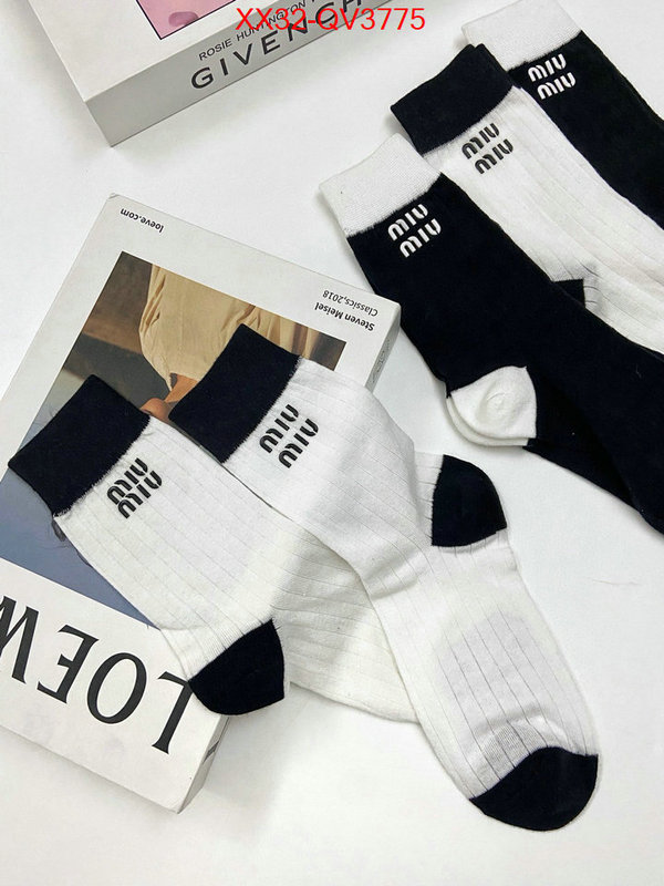 Sock-Miu Miu where can i buy the best 1:1 original ID: QV3775 $: 32USD