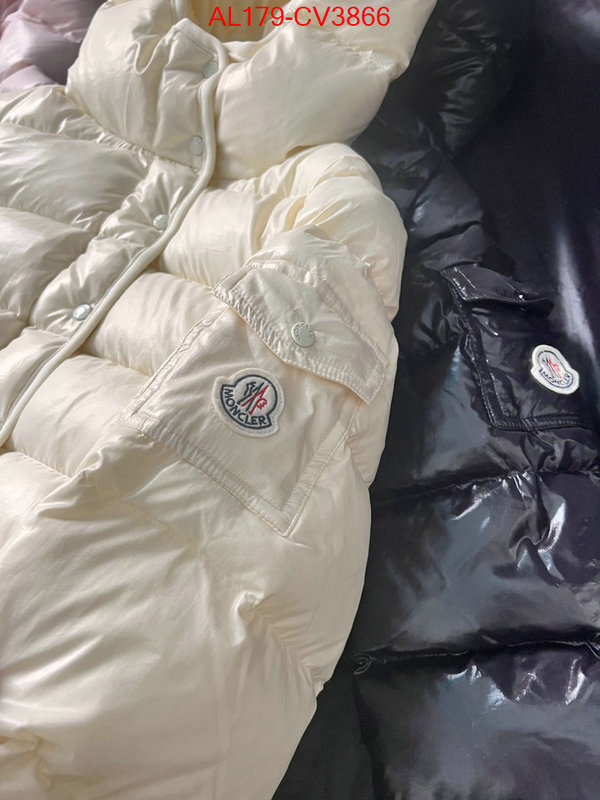 Down jacket Women-Moncler top perfect fake ID: CV3866 $: 179USD