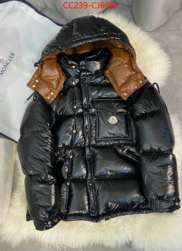 Down jacket Men-Moncler top quality replica ID: CJ6987 $: 239USD