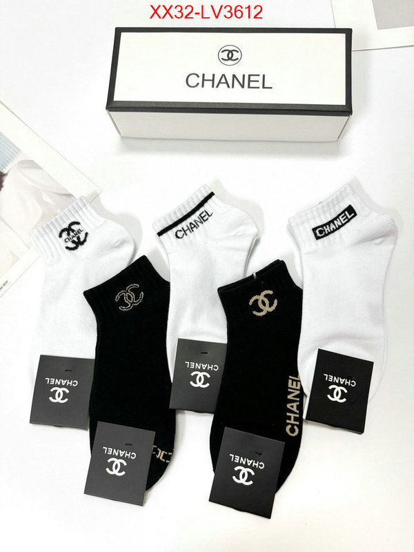 Sock-Chanel designer wholesale replica ID: LV3612 $: 32USD