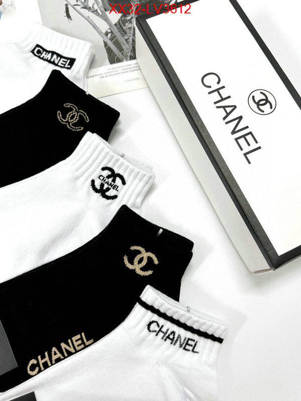 Sock-Chanel designer wholesale replica ID: LV3612 $: 32USD