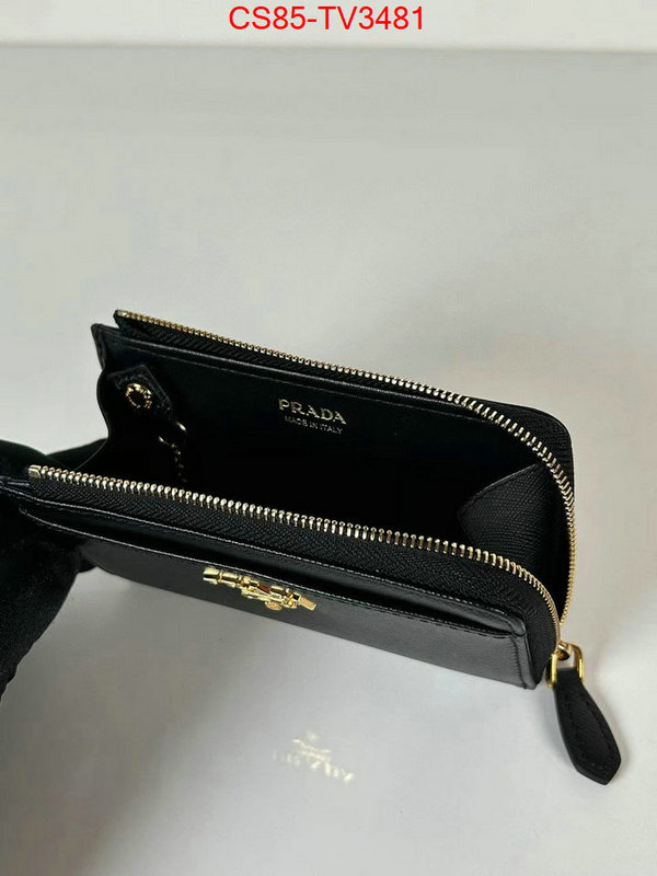 Prada Bags(TOP)-Wallet where to find best ID: TV3481 $: 85USD,