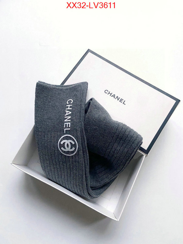 Sock-Chanel for sale cheap now ID: LV3611 $: 32USD