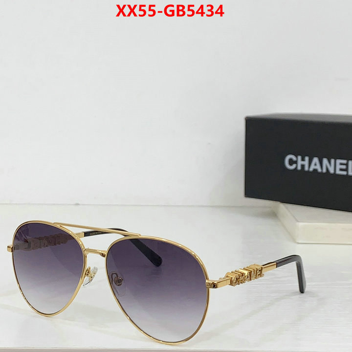 Glasses-Chanel only sell high-quality ID: GB5434 $: 55USD