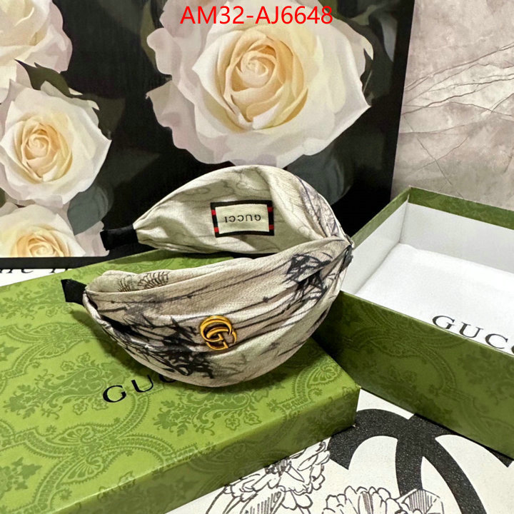 Hair band-Gucci luxury ID: AJ6648 $: 32USD