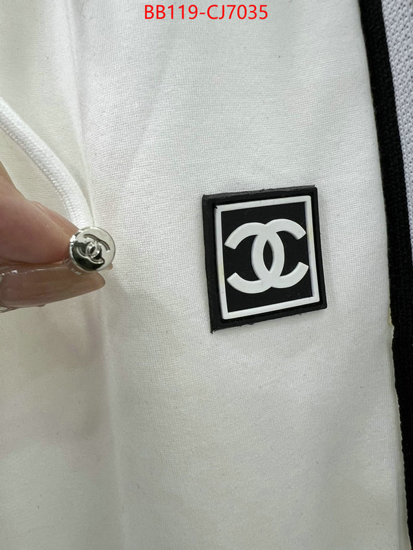 Clothing-Chanel buy aaaaa cheap ID: CJ7035 $: 119USD