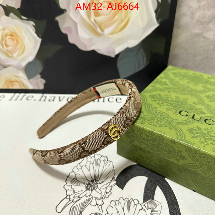 Hair band-Gucci fake high quality ID: AJ6664 $: 32USD