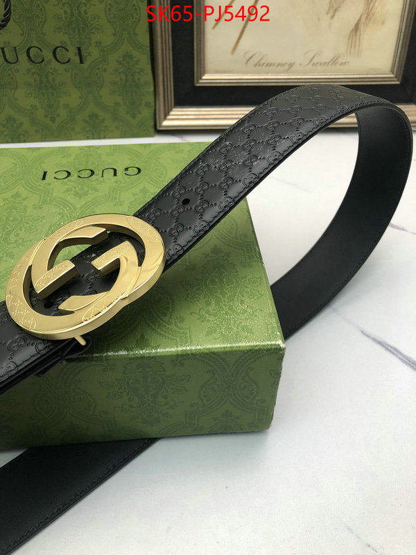 Belts-Gucci top perfect fake ID: PJ5492 $: 65USD