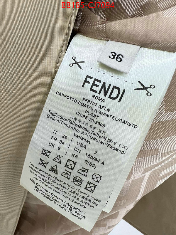 Clothing-Fendi where to buy the best replica ID: CJ7094 $: 185USD