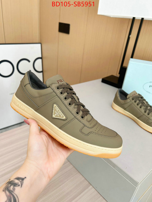 Men shoes-Prada fake aaaaa ID: SB5951 $: 105USD