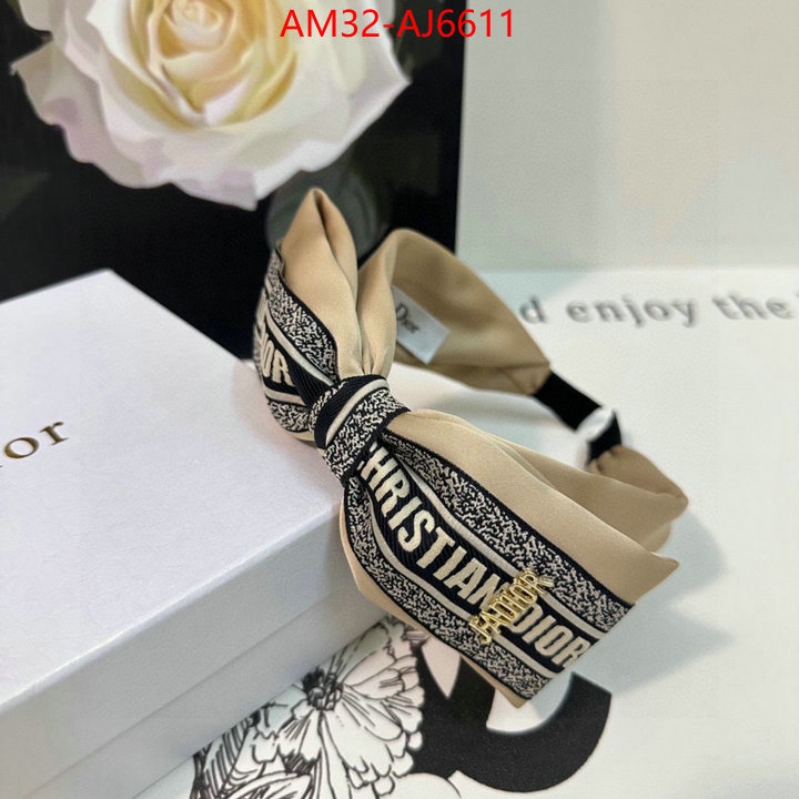 Hair band-Dior knockoff highest quality ID: AJ6611 $: 32USD