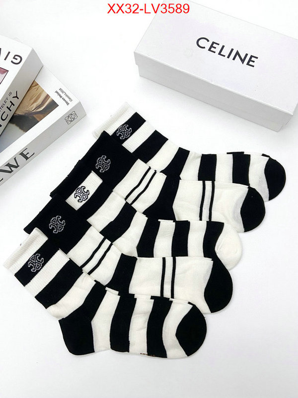 Sock-CELINE top perfect fake ID: LV3589 $: 32USD