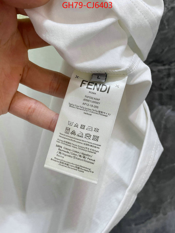 Clothing-Fendi high quality replica designer ID: CJ6403 $: 79USD