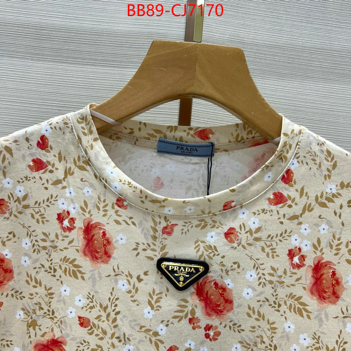 Clothing-Prada how to find designer replica ID: CJ7170 $: 89USD