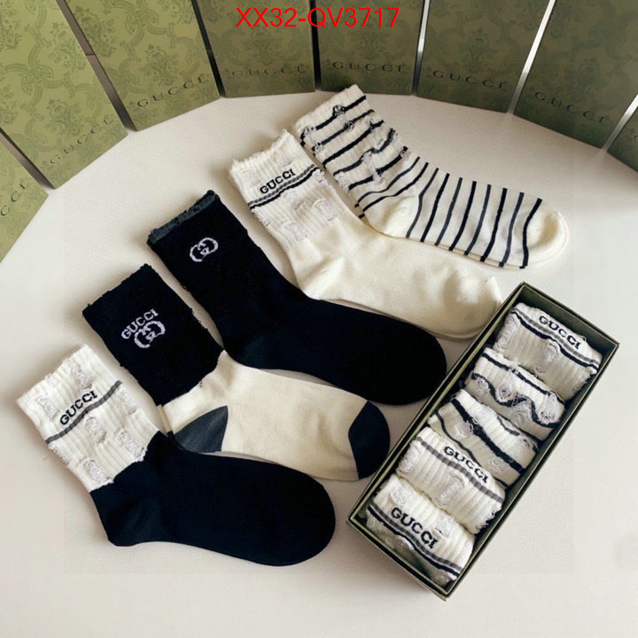 Sock-Gucci the highest quality fake ID: QV3717 $: 32USD