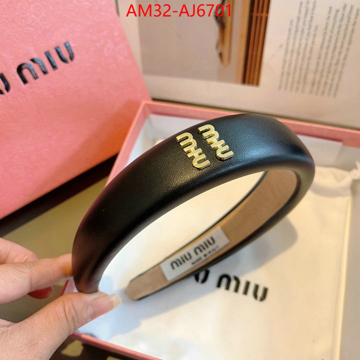 Hair band-MIU MIU wholesale designer shop ID: AJ6701 $: 32USD