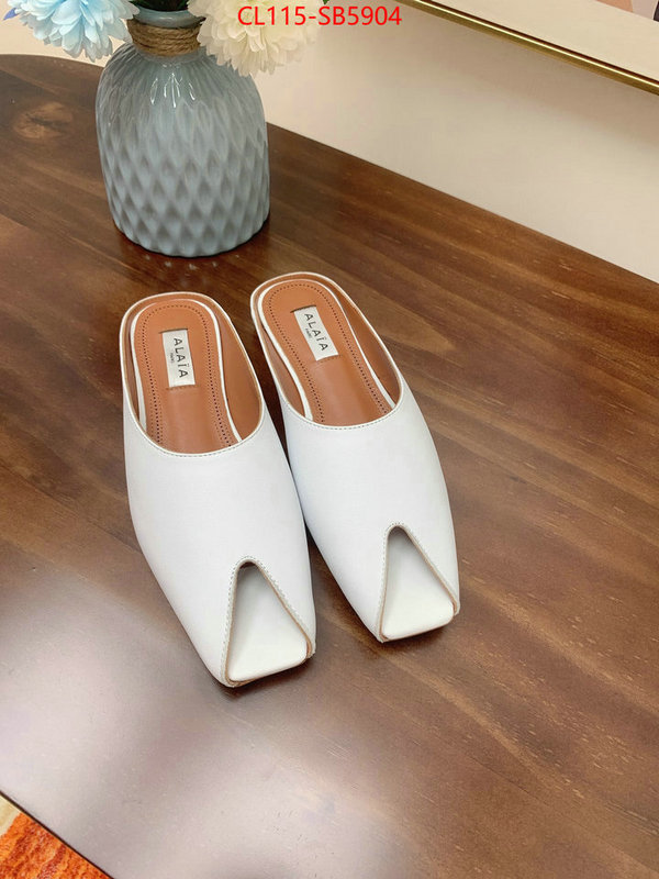 Women Shoes-ALAIA top designer replica ID: SB5904 $: 115USD