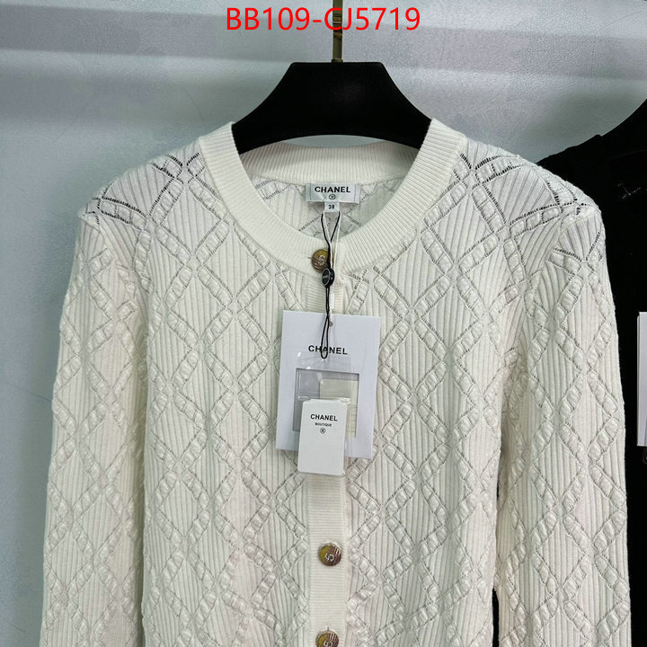 Clothing-Chanel replica 2024 perfect luxury ID: CJ5719 $: 109USD