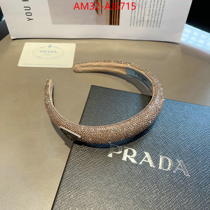 Hair band-Prada mirror copy luxury ID: AJ6715 $: 32USD