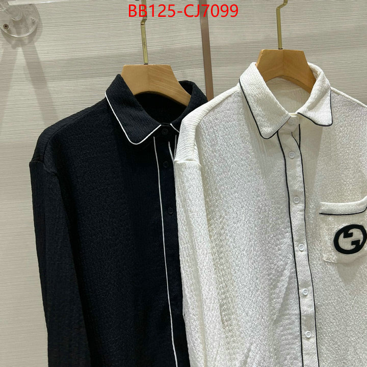 Clothing-Gucci 2024 replica ID: CJ7099 $: 125USD