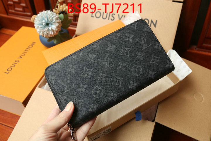 LV Bags(TOP)-Wallet aaaaa+ class replica ID: TJ7211 $: 89USD,