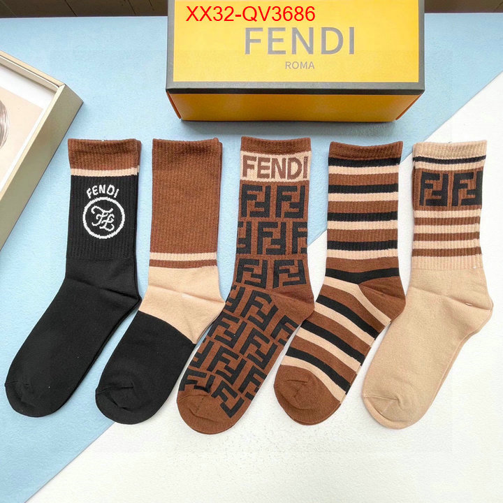 Sock-Fendi is it ok to buy replica ID: QV3686 $: 32USD