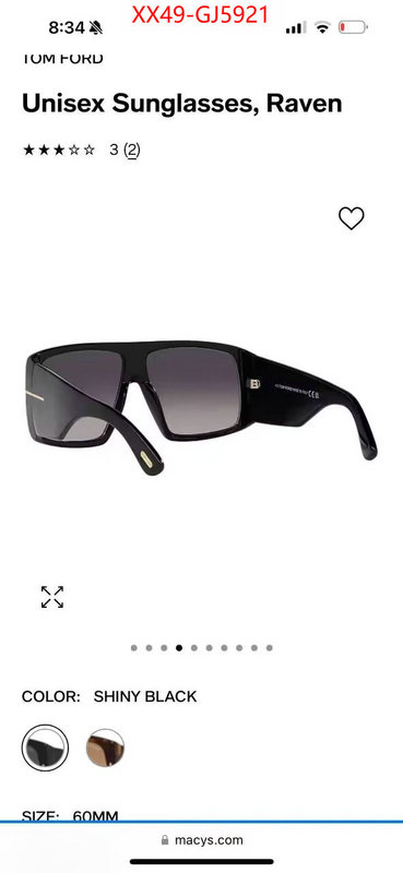 Glasses-Tom Ford high quality customize ID: GJ5921 $: 49USD