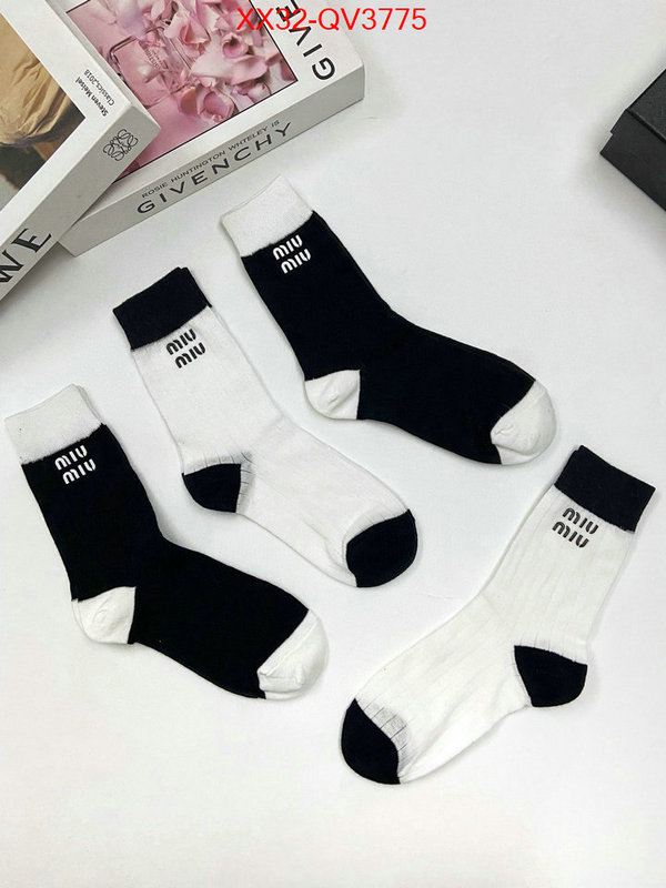 Sock-Miu Miu where can i buy the best 1:1 original ID: QV3775 $: 32USD