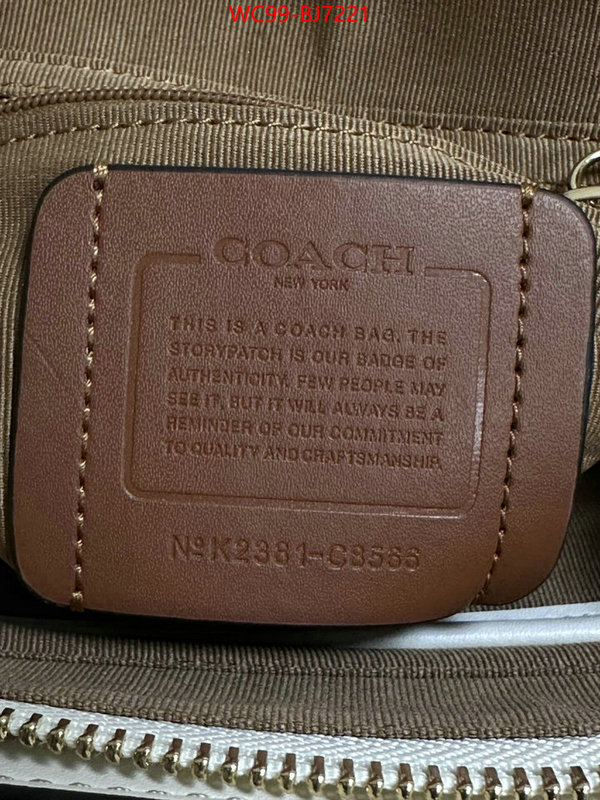 Coach Bags(4A)-Crossbody- copy ID: BJ7221 $: 99USD,