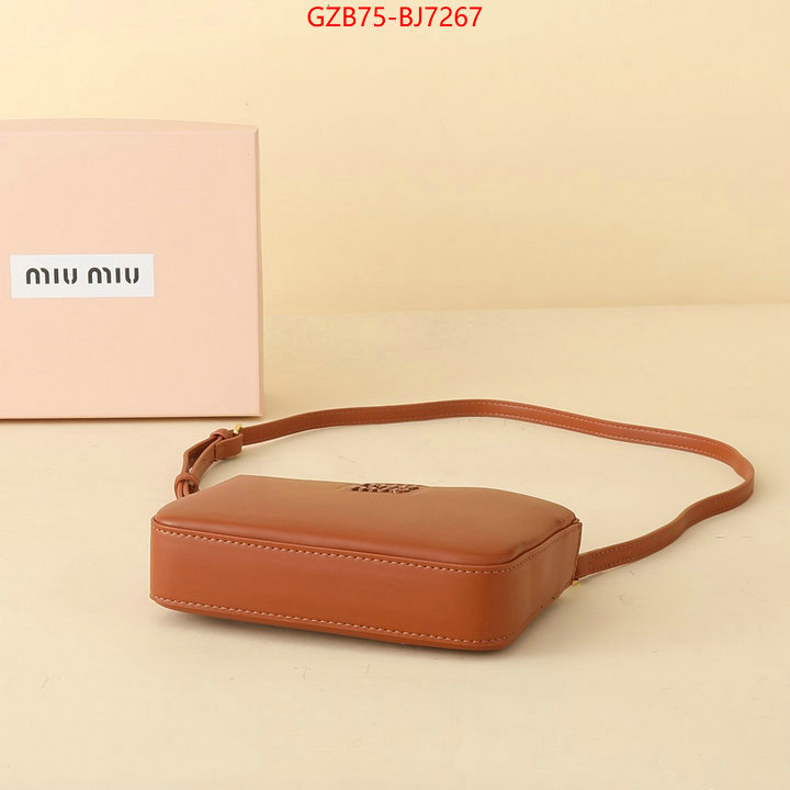 Miu Miu Bags(4A)-Handbag- perfect ID: BJ7267 $: 75USD,