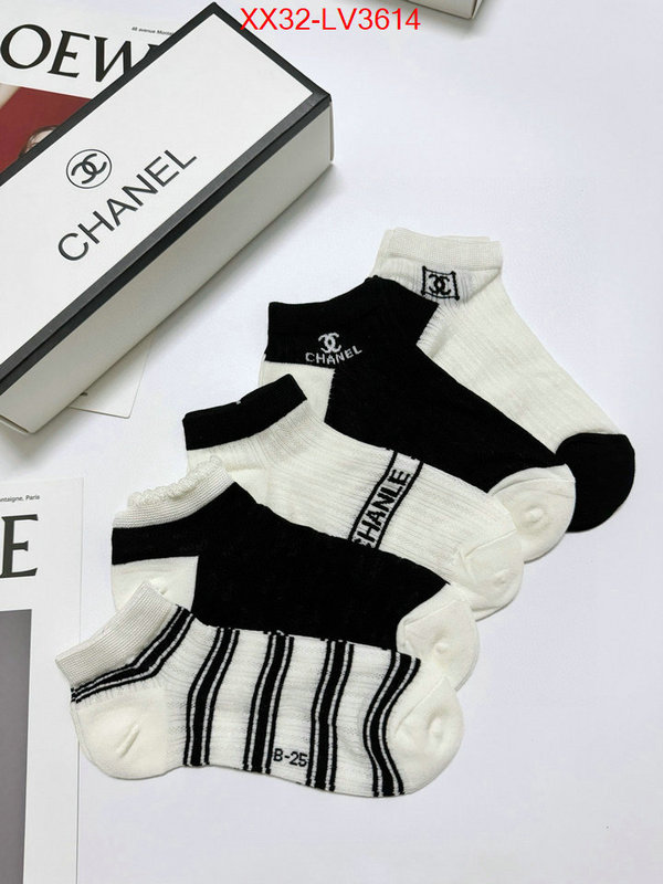 Sock-Chanel buy cheap ID: LV3614 $: 32USD