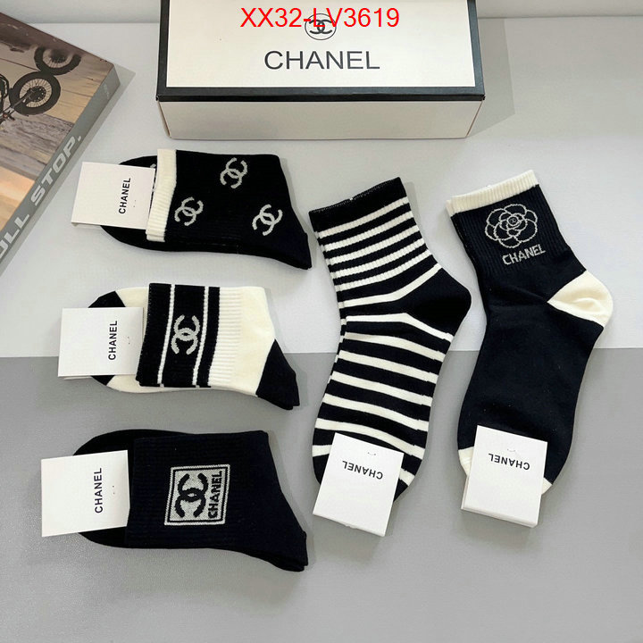 Sock-Chanel best quality replica ID: LV3619 $: 32USD