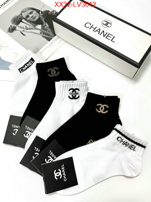 Sock-Chanel designer wholesale replica ID: LV3612 $: 32USD