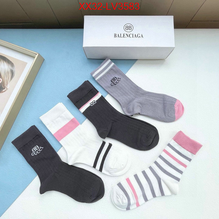 Sock-Balenciaga replica wholesale ID: LV3583 $: 32USD