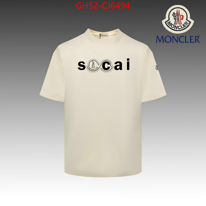 Clothing-Moncler 1:1 replica wholesale ID: CJ6494 $: 52USD