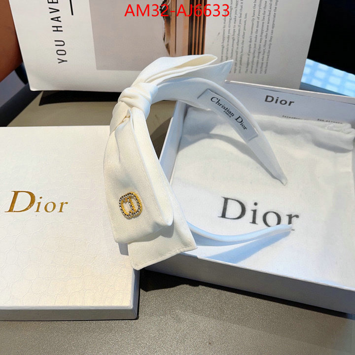 Hair band-Dior designer fake ID: AJ6633 $: 32USD