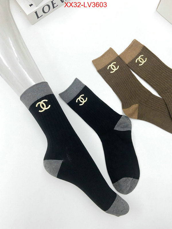 Sock-Chanel high quality customize ID: LV3603 $: 32USD