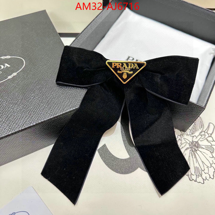 Hair band-Prada exclusive cheap ID: AJ6716 $: 32USD