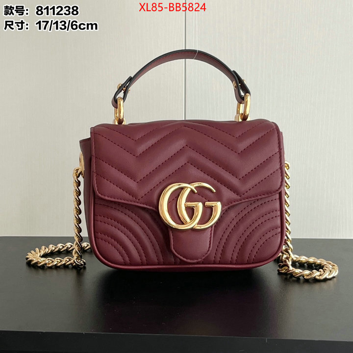 Gucci Bags(4A)-Marmont high quality 1:1 replica ID: BB5824 $: 85USD,