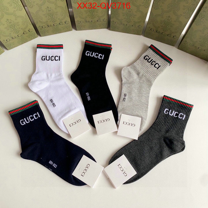 Sock-Gucci buy first copy replica ID: QV3716 $: 32USD