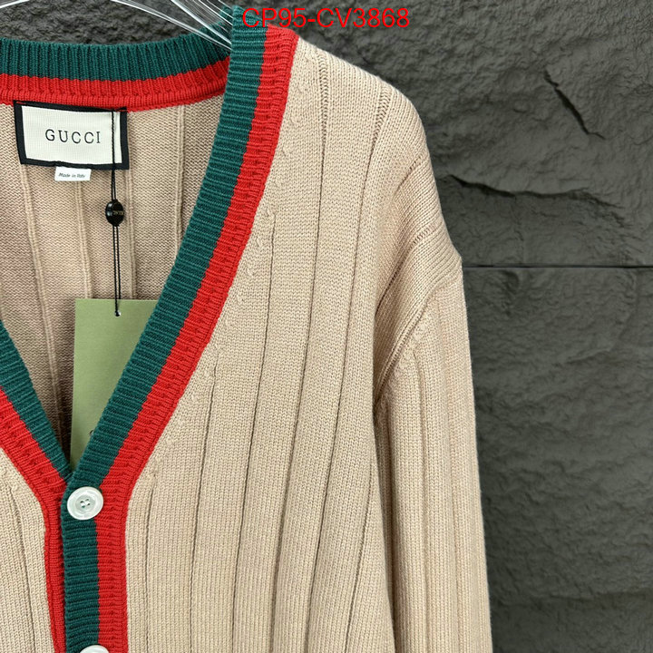 Clothing-Gucci what's best ID: CV3868 $: 95USD